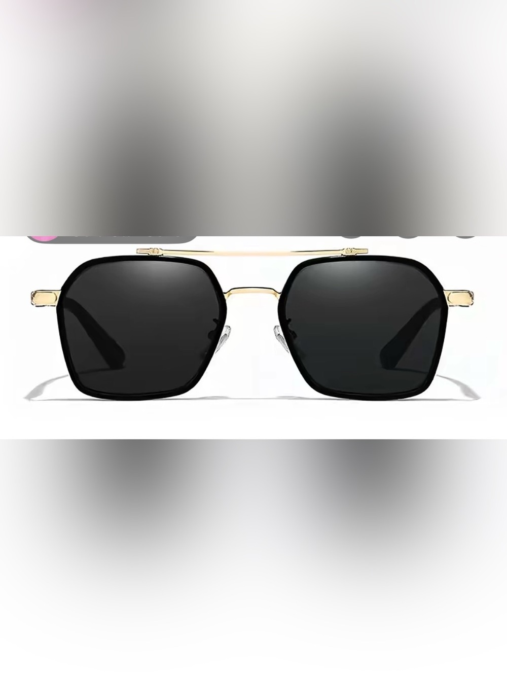 Classic Black and Gold Aviator Sunglasses - Women Accessories
